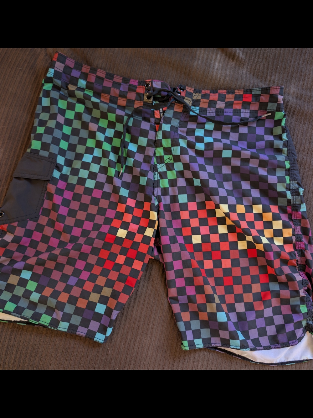 Vans Era Stretch Multi Color Men's Board Shorts - size 38